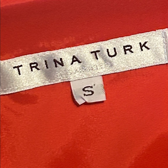 Trina Turk Orange Dress, size S - Picture 2 of 6